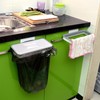UPKOCH Door Back Garbage Bag Holder, Hanging Trash Bag Rack,