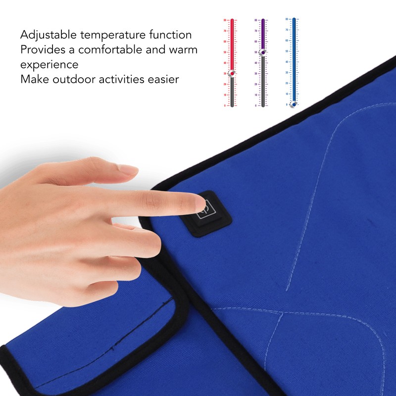 Portable Heated Seat Cushion Adjustable Temperature USB Heating Seat Cushion