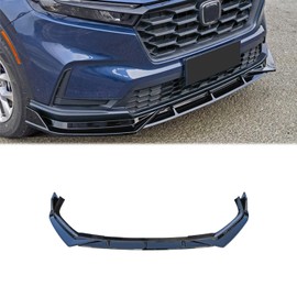 Hyorabyn Front Bumper Lip Compatible with Honda CR-V CRV EX EX-L LX 2023 2024 2025 Only Front Lip Lower Chin Spoiler Splitter 3PC (Fuel Versions Only) Gloss Black