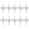 10 Pack 1/8 inch Plastic Check Valve, One Way Check