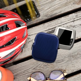 kwmobile Case Compatible with Bosch Intuvia – E-Bike Computer Neoprene Case – Protective Bag Dark Blue