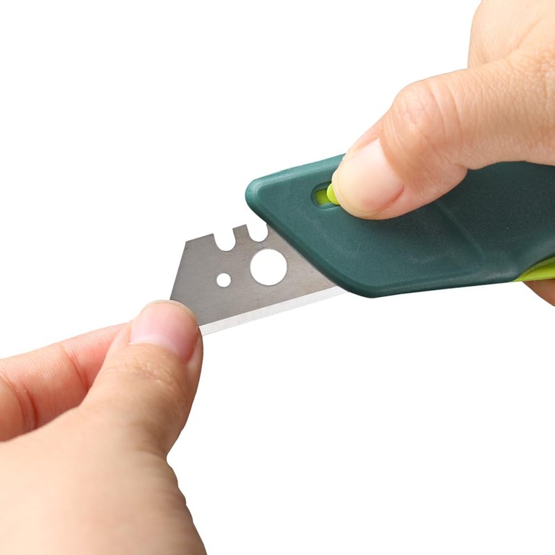 Nova Smart-retracting Squeeze Trigger Knife, Safety Box Cutter, Utility Knife,