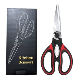 Generic Multi-Purpose All in One Heavy-Duty Kitchen Scissors for Meat and Poultry, Safe for Dishwasher, Stainless Steel Utility Shears for Cooking.