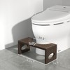 ROMGUAR CRAFT 7 Inch Bamboo Toilet Stool, Foldable Poop Stool,