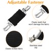 Pack of 4 Cardigan Clips, Clips for Clothes, Elastic Clip