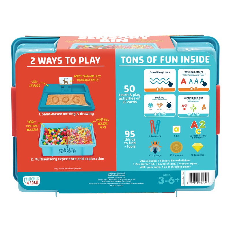 Chuckle & Roar - Sensory Bin - Tactile Learning for