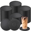 Eccliy 48 Pack Silicone Coasters for Drinks Nonslip Silicone Drink