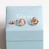 Dew Sterling Silver with 14ct Rose Gold Plate and Cubic