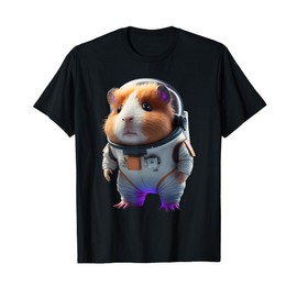 Guinea Pig Shirt Astronaut Furry Potato Guinea Pig Funny T-Shirt