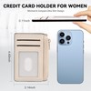 Tipmile Credit Card Holder Compact Card Case with ID Window