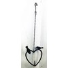 Spring life Cast Iron Heart Shape Wild Bird Hanging Fruit