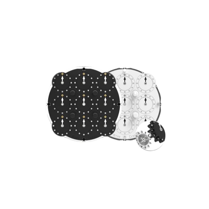 CuberSpeed Estar Bearings Clock Puzzle Magnetic Bearing Clock Puzzle Estar