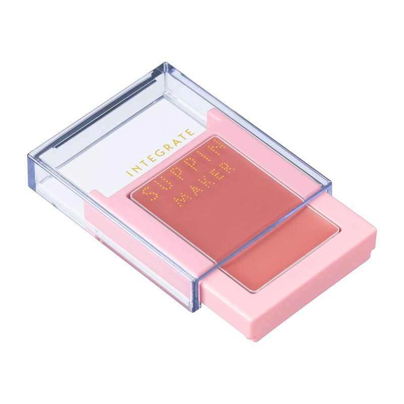 Integrate PK322 Peek-a-boo Maker, Cheek & Lip Nude Cherry, 4