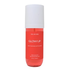 SOL DE ORO Glow Up Body Perfume Mist, Fruity-Musky Fragrance with Watermelon & Mandarin, 8 fl oz/236 mL