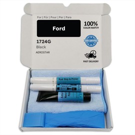 Genuine Colors Lackstift BLACK 1724G für Ford Schwarz AEROSTAR