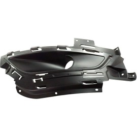 DAT AUTO PARTS Front Left Driver Side Fog Light Bezel Cover Molding Trim Insert Replacement For 2015-2017 Chrysler 200 Sedan Black Textured Plastic without Adaptive Cruise CH1038158 68228873AC