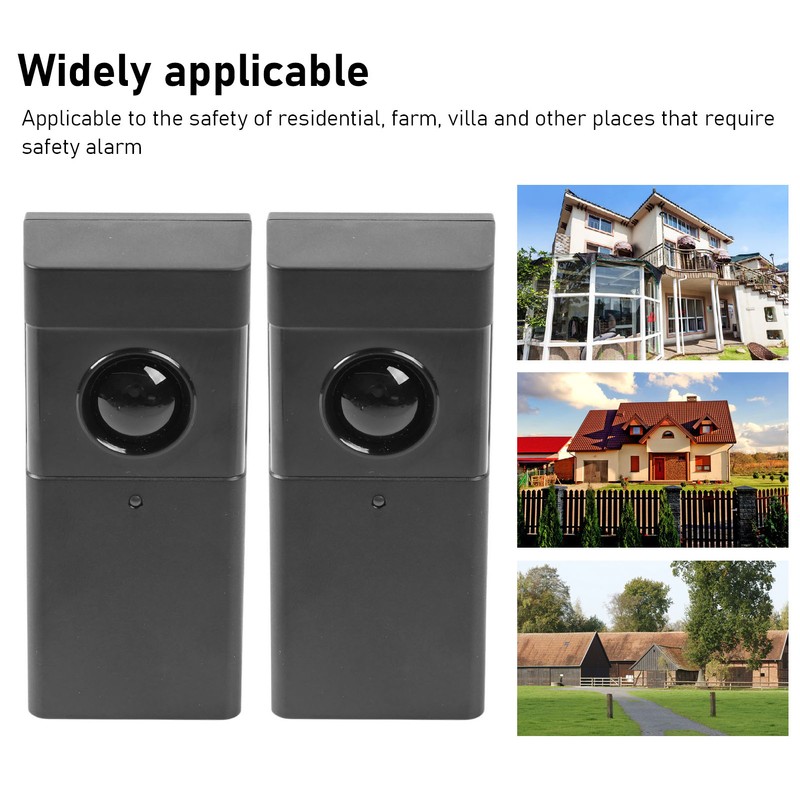 Single Infrared Beam Sensor Waterproof Compact Plastic Anti Theft Infrared