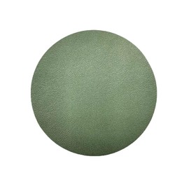 Leather Round Drinks Coasters Washable Coasters for Home, Office, Bar and Restaurant - Dark Green