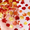 200 Pieces Fall Confetti, Thanksgiving Maple Leaves, Turkey, Pumpkin, Acorn