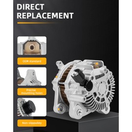 OCPTY Alternators Alternator 11999, 14489 2013-2017 for Honda for Accord 11999 14489 31100-5A2-A02 31100-5A2-A02RM 31100-5A2-AA000M2 AHGA88 A5TL0581 A5TL0581ZC A005TL0581