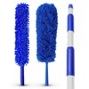 Blue Extension Rod Ceiling Duster with 18-20 feet Reach 3-Stage