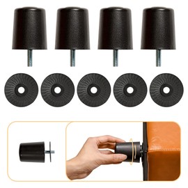 H&B Luxuries Tufted Leather Square Flip Top Storage Ottoman Cube Foot Rest