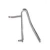 Pack of 16 Shelf Clips - Stainless Steel Pilaster Shelf