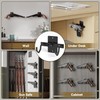 Pistol Wall Mount Rack - Adjustable Handgun Display Holder Fits