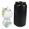 Ebros Big Furry Bones Unicorn Figurine 4"Tall Furrybones Monster White