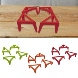 Mocoocouture Pack of 4 Plastic Canvas Stands for Liquid Acrylic Casting Paints Painting Stand Canvas Casting Stand for Art Students Paint Stand for Canvas Stand