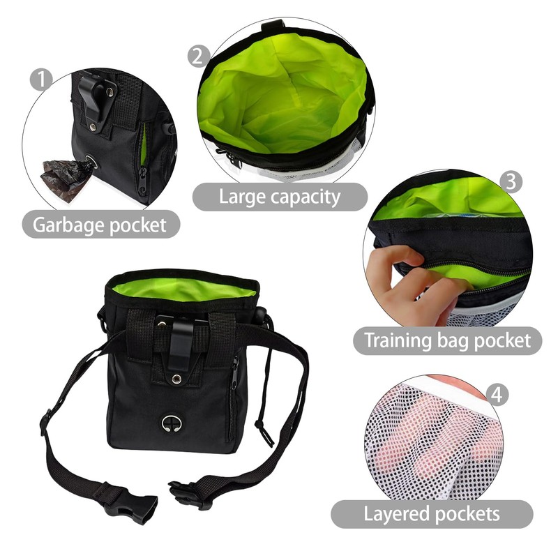 YSDYY 1 -Teilige Haustier -Snack -Tasche Und 1 -Teilige Anleitung