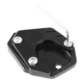 CHIFUN Kickstand Enlarger Pad Side Stand Extension Plate Compatible with Honda CB650R CBR650R 2019 2020 2021(Black)