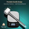 316 Stainless Steel 3in1 Meat Tenderizer Tool, BOMANSI BOMS Heavy