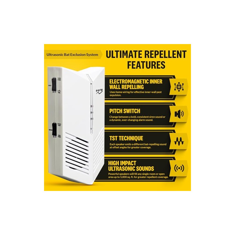 Ultrasonic Bat Exclusion System (ClearLine Edition Two-Pack)