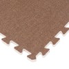 10pcs Cotton Linen Interlocking Carpet Tiles Anti Slip Floor Protection