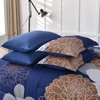 Yiran Navy Brown Comforter Set Queen Bed in a Bag