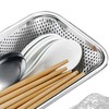 Chopstick Storage Box Stainless Steel Tableware Drying Tray Multifunctional Kitchen