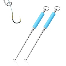Stainless Steel Fishing Unhooking, 2 Pieces Fishing Unhooking Disgorger, Fishing Hook Remover, Fishing Tool Set Stainless Steel Hook, Tool with Storage Box Fishing Supplies, Multi-color