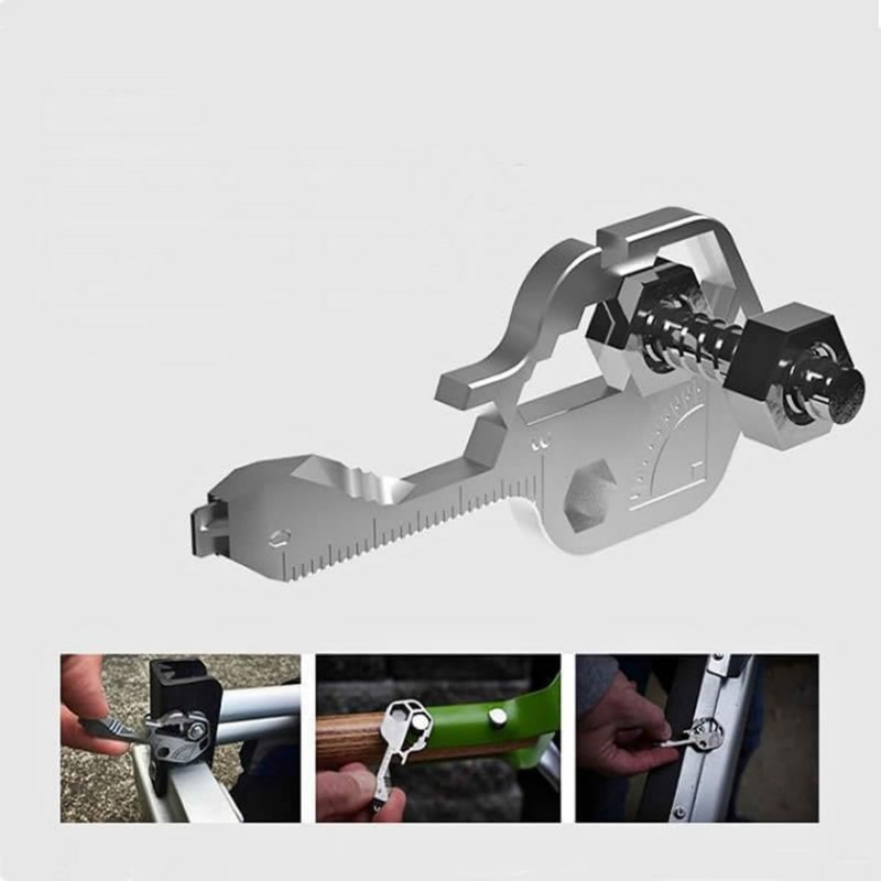 Keychain Bottle Opener Multi Tool,Stainless Steel Gadget, Portable Multi-Function Tools