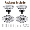 Glass Crystal knobs for Dresser Drawers Cabinet,Crystal Knobs Drawer Knobs