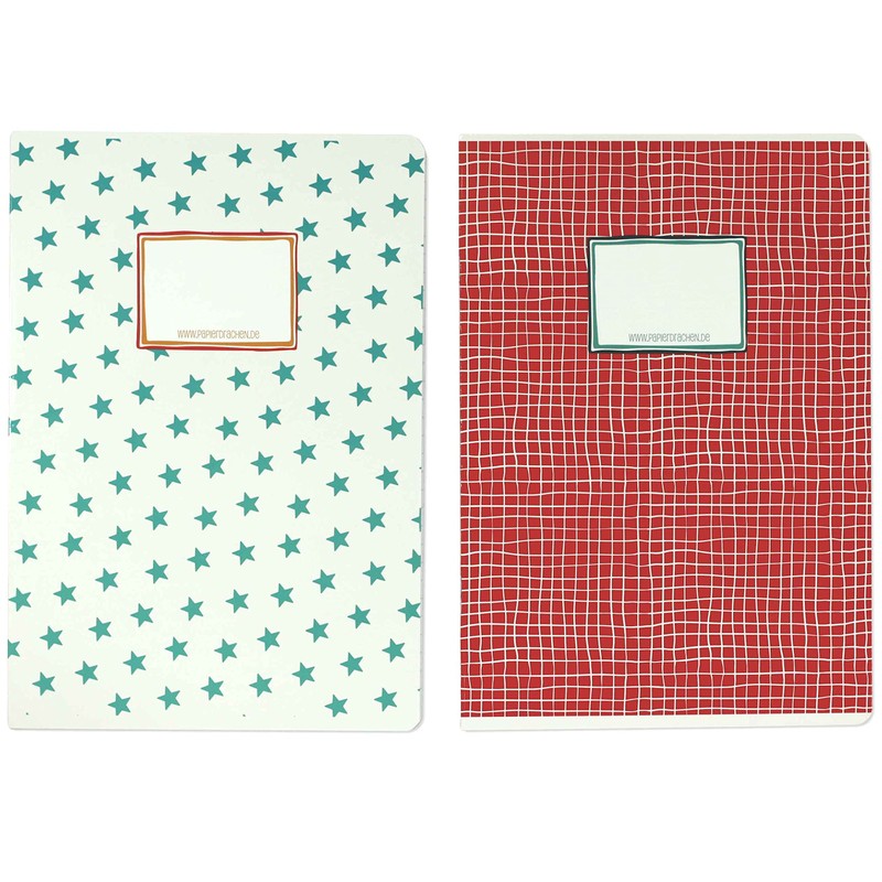 Papierdrachen - 4 high-quality school notebooks for children, DIN A4,