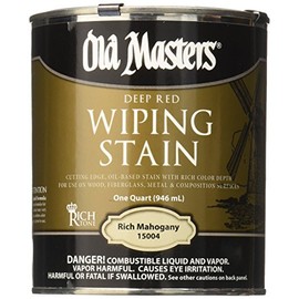 OLD MASTERS, Rich Mahogany 15004 WIP Stain, 1 Quart