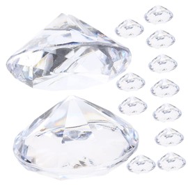 Operitacx 12pcs Place Card Holders Diamond Shaped Table Number Stands for Weddings Parties Events Picture Holders Elegant Table Decorations for Guests