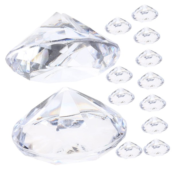 Operitacx 12pcs Place Card Holders Diamond Shaped Table Number Stands