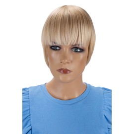 CAISHA by PRETTYSHOP HF11-2 Ponytail Clip-In Extensions Forehead Fringe Hairpiece Hair Extension Light Blonde Mix