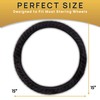 VaygWay Car Heated Steering Wheel Cover - 12v Black Soft