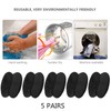 PlasMaller - 5 pares de fundas para zapatos reutilizables, lavables,