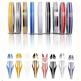 Holy Feather Automotive Pinstripe Tape - Silver, 32ft x 0.47in (Length x Width), 2 Count, Waterproof, Strong, Vinyl, Compatible with Cars, Vans, Trucks, Bikes, and More