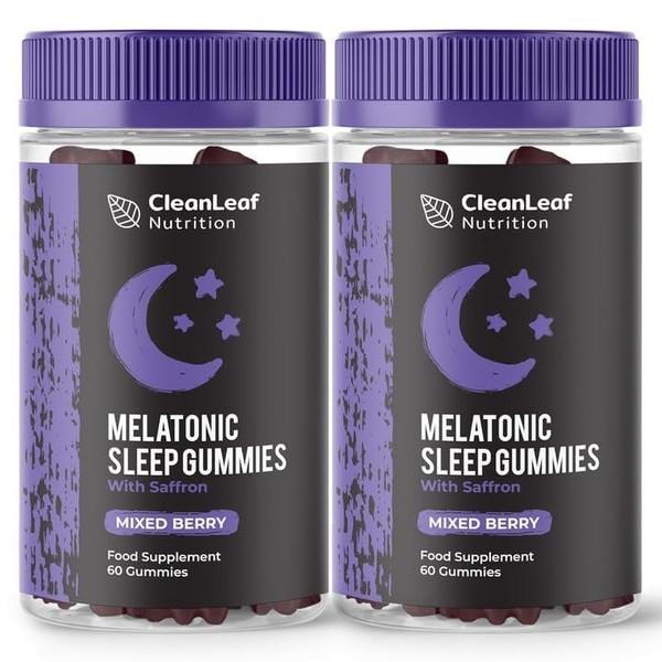 Twin Pack Natural Sleep Support Gummies for Adults - Melatonic