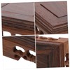 FUNOMOCYA Luxury Ornament Base Wooden Stand for Tall Vase Teapot